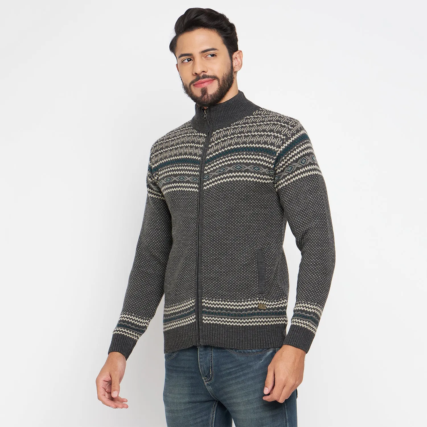 Duke Stardust Men Full Sleeve High Neck Pullover (SDS2082)