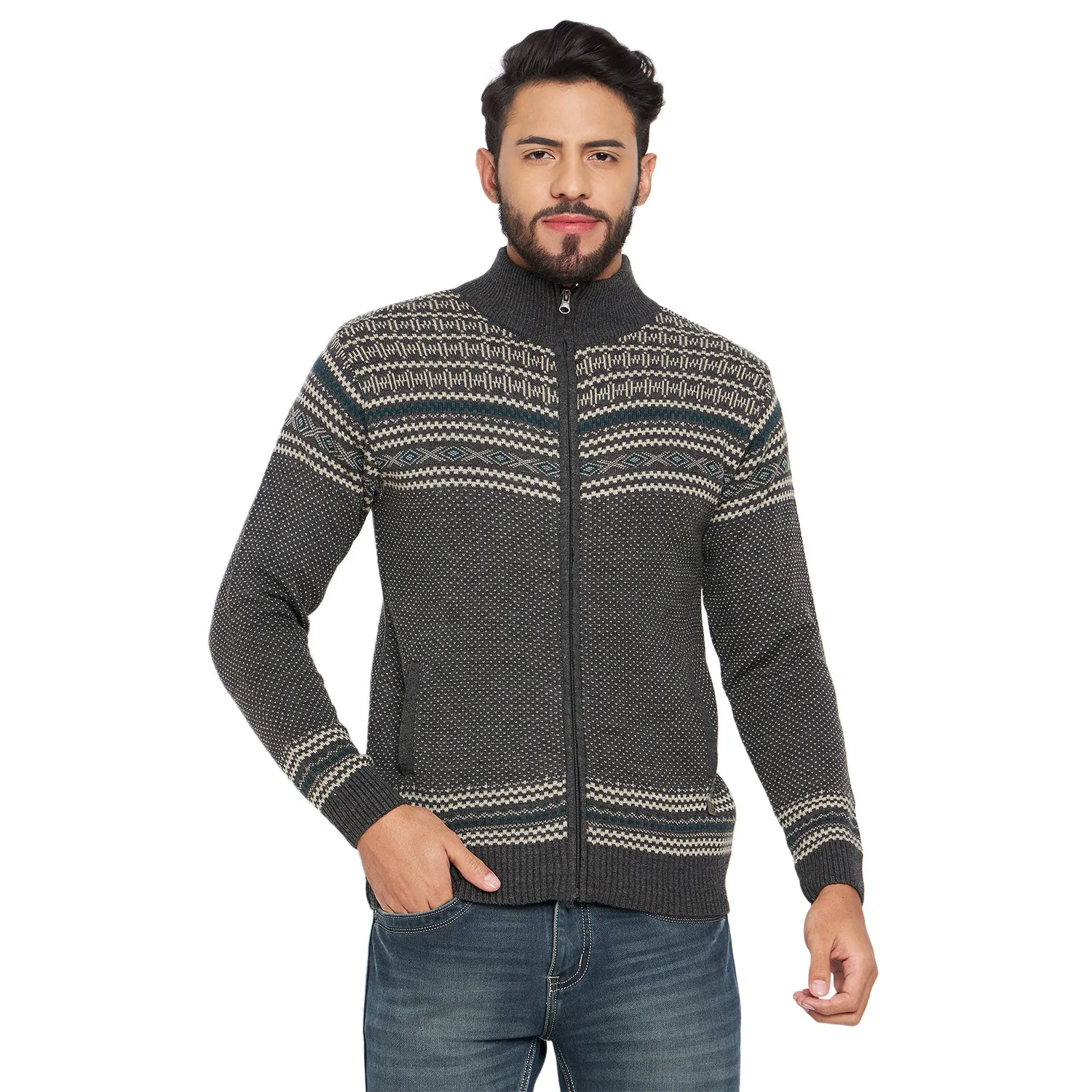 Duke Stardust Men Full Sleeve High Neck Pullover (SDS2082)