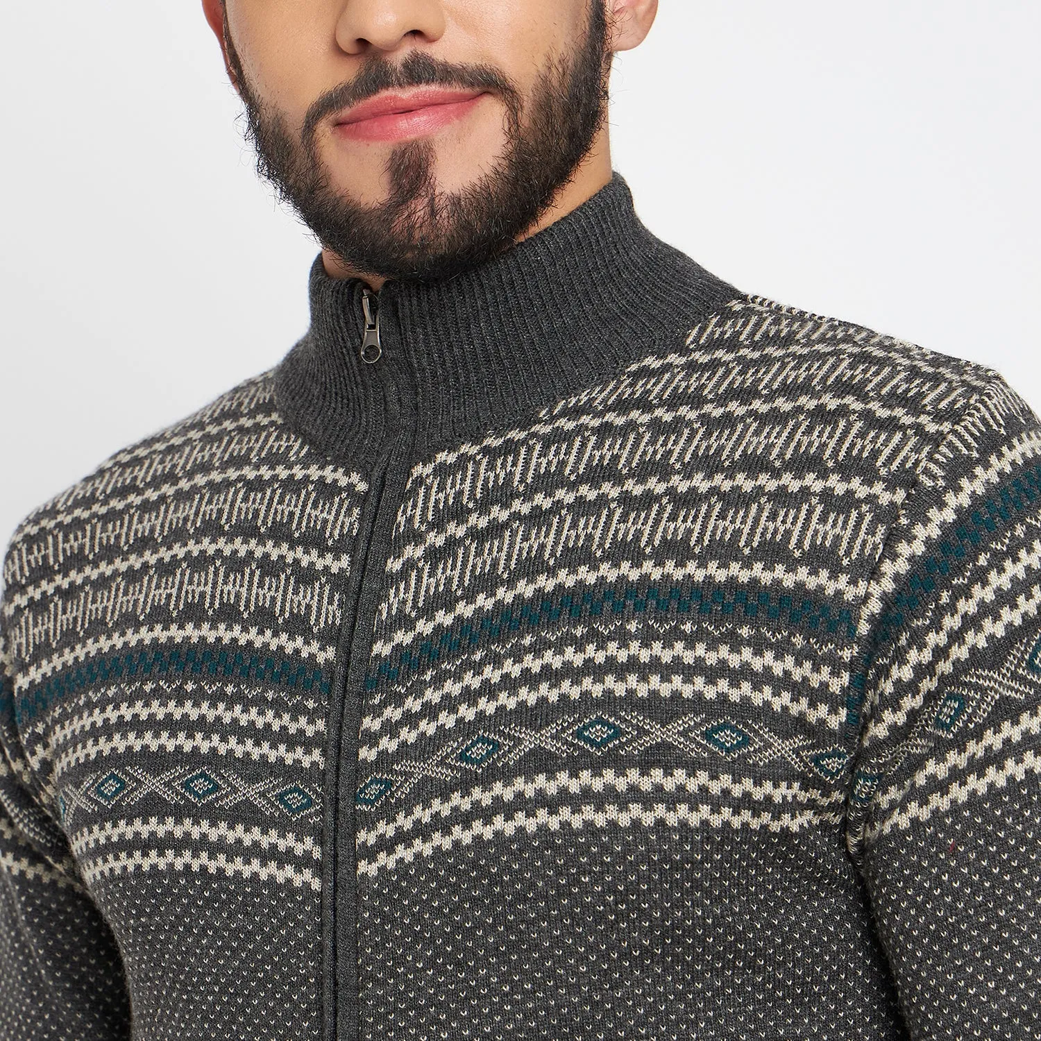Duke Stardust Men Full Sleeve High Neck Pullover (SDS2082)