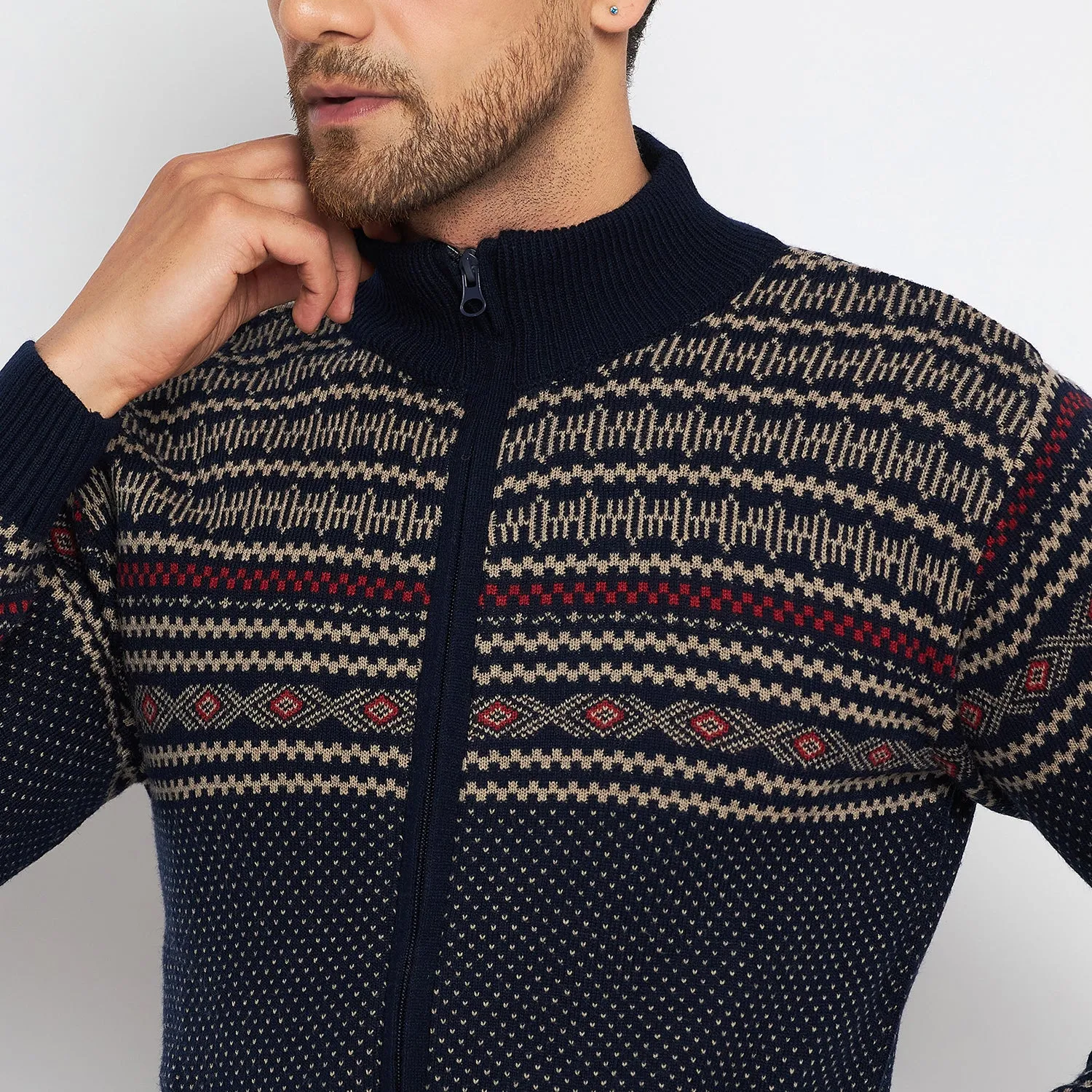 Duke Stardust Men Full Sleeve High Neck Pullover (SDS2082)