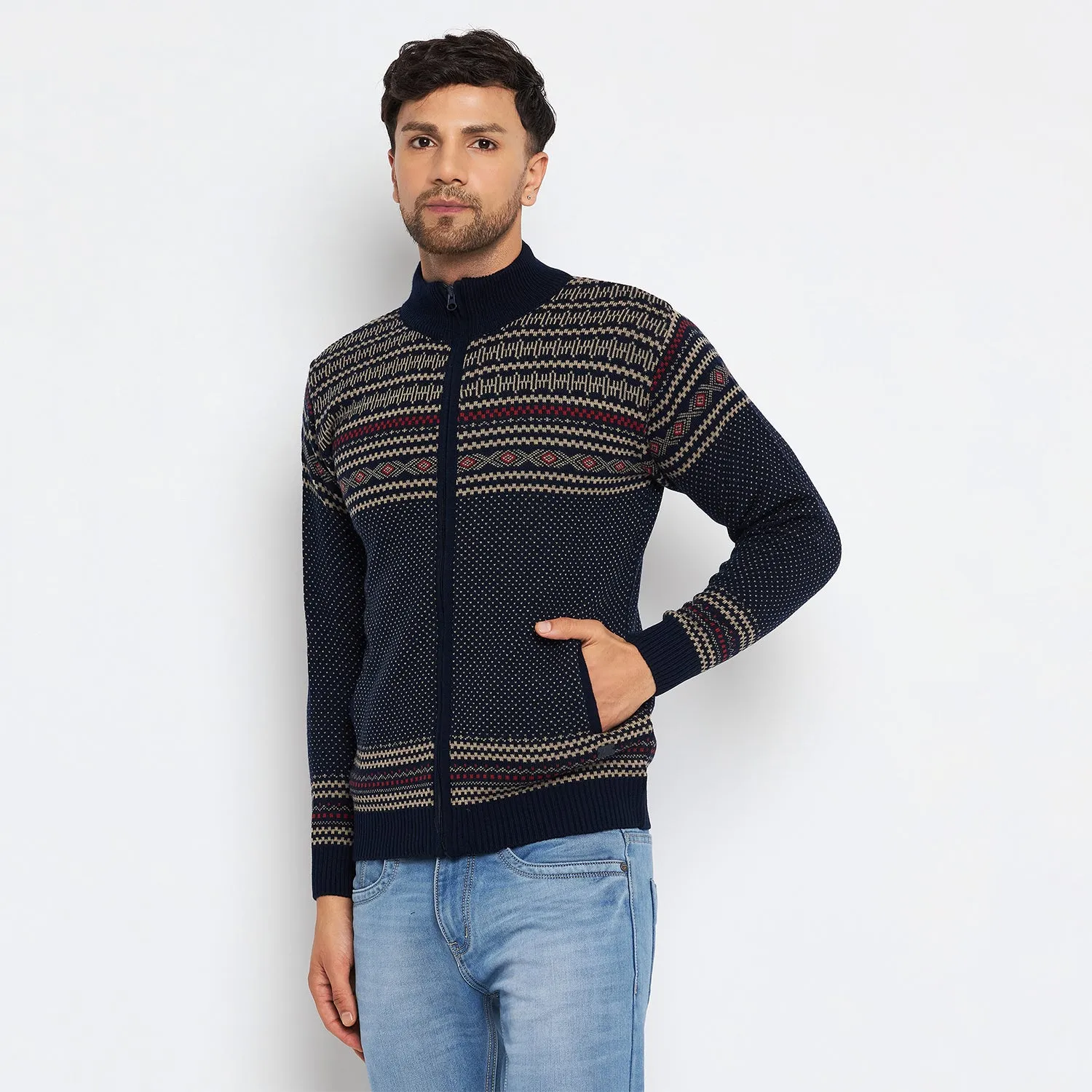Duke Stardust Men Full Sleeve High Neck Pullover (SDS2082)