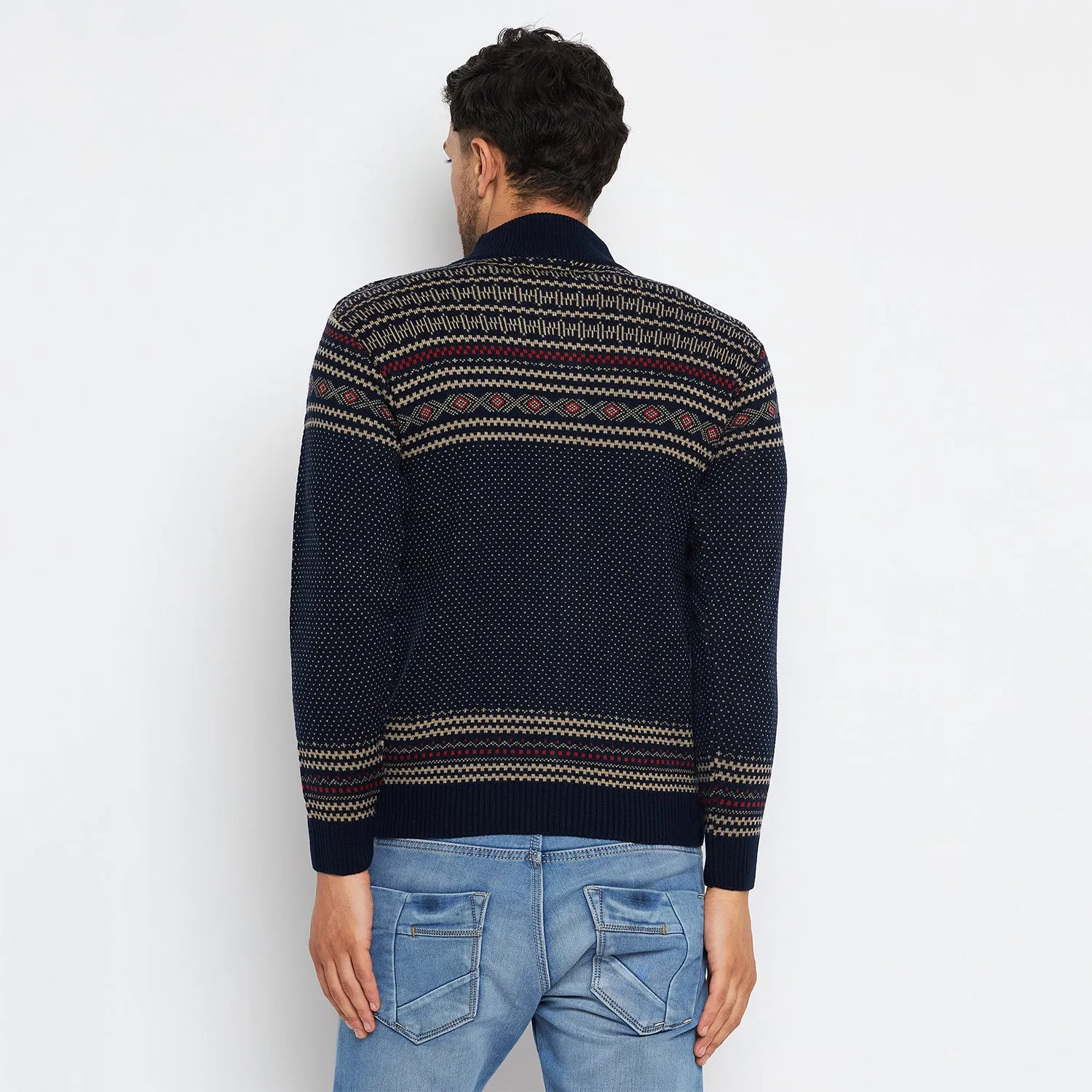Duke Stardust Men Full Sleeve High Neck Pullover (SDS2082)