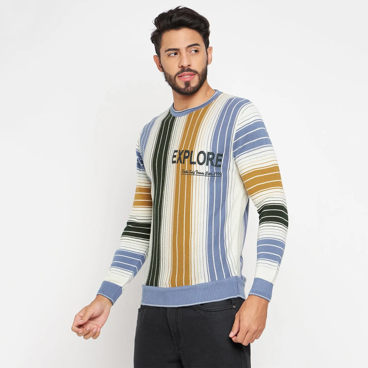Duke Stardust Men Full Sleeve Round Neck Pullover (SDS2015)