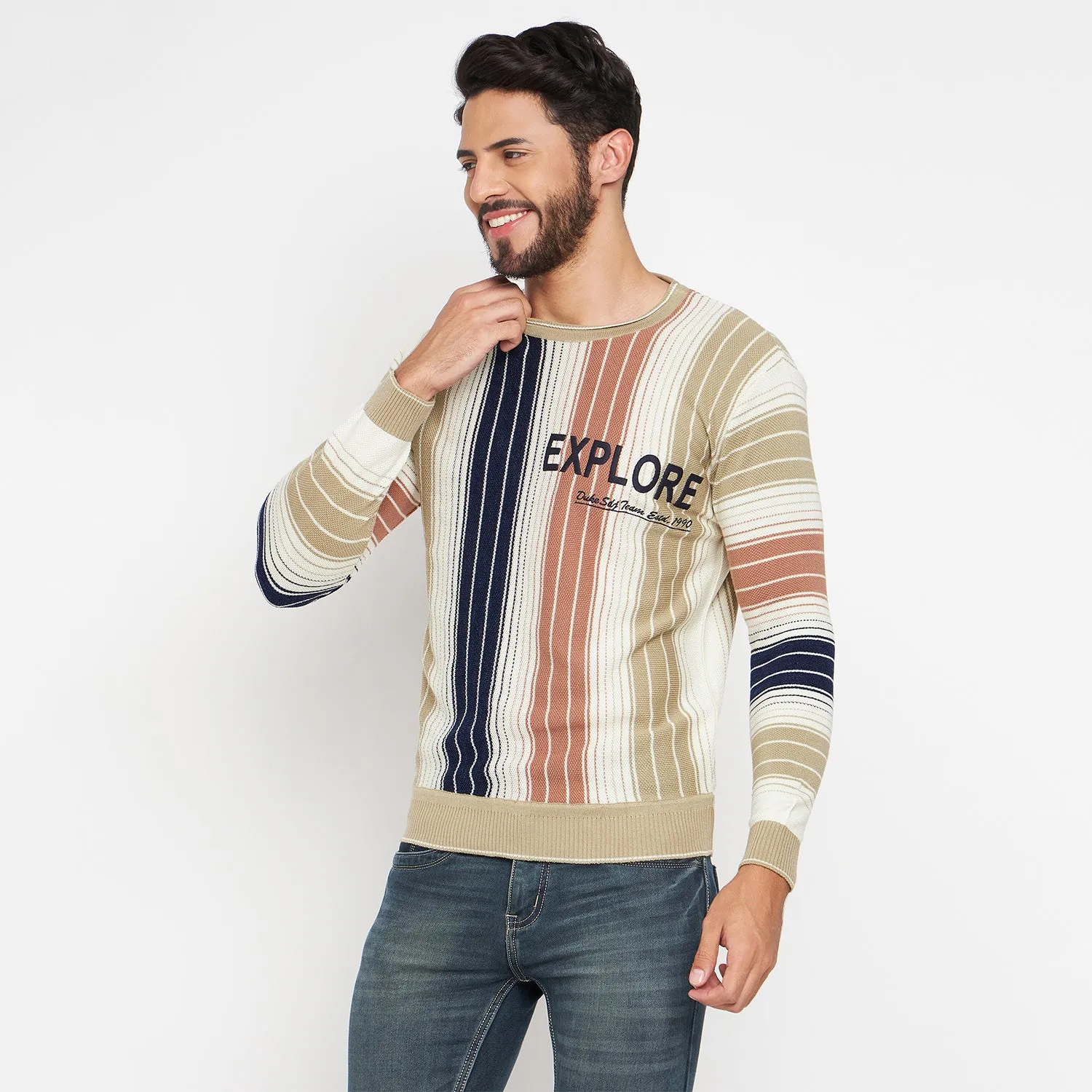 Duke Stardust Men Full Sleeve Round Neck Pullover (SDS2015)