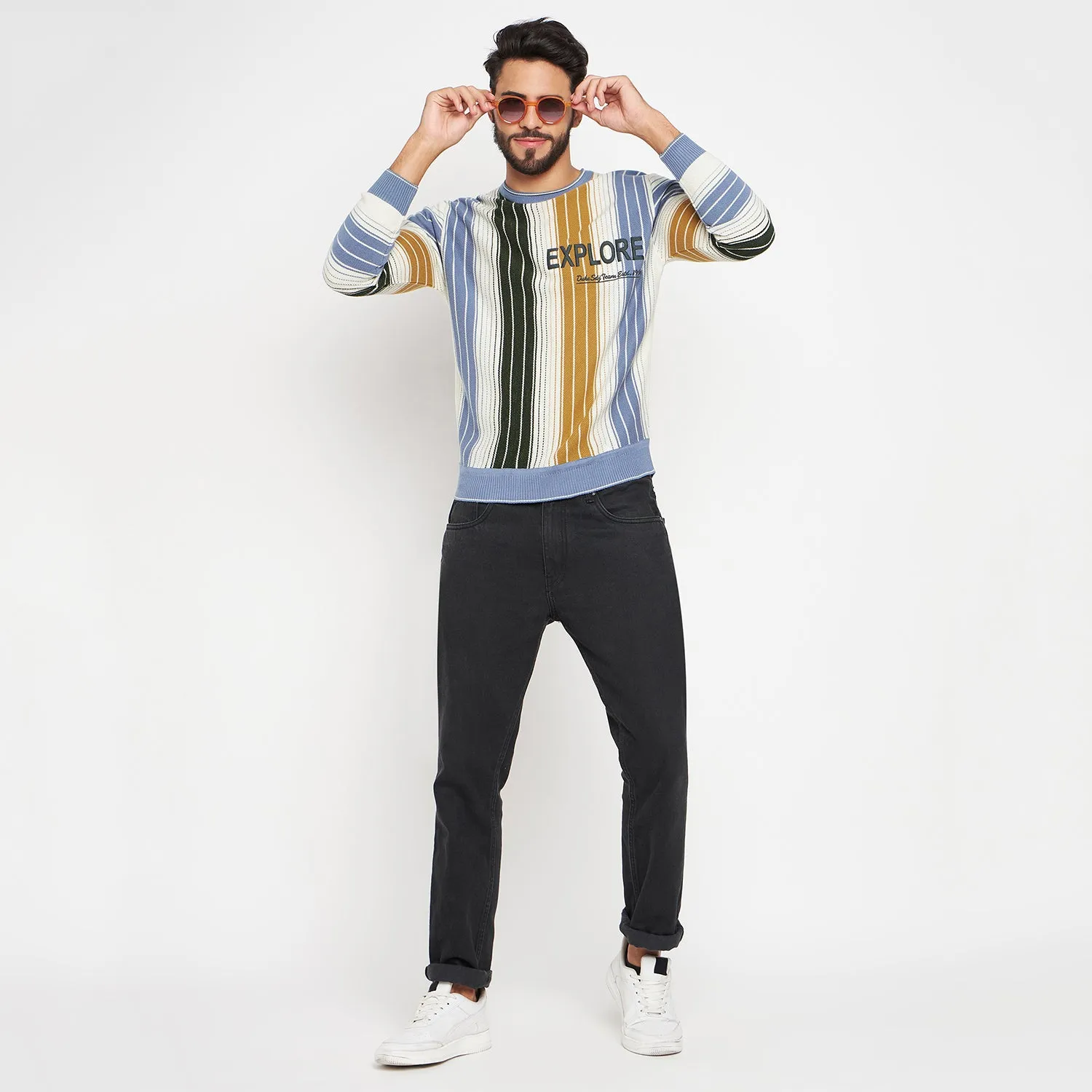 Duke Stardust Men Full Sleeve Round Neck Pullover (SDS2015)