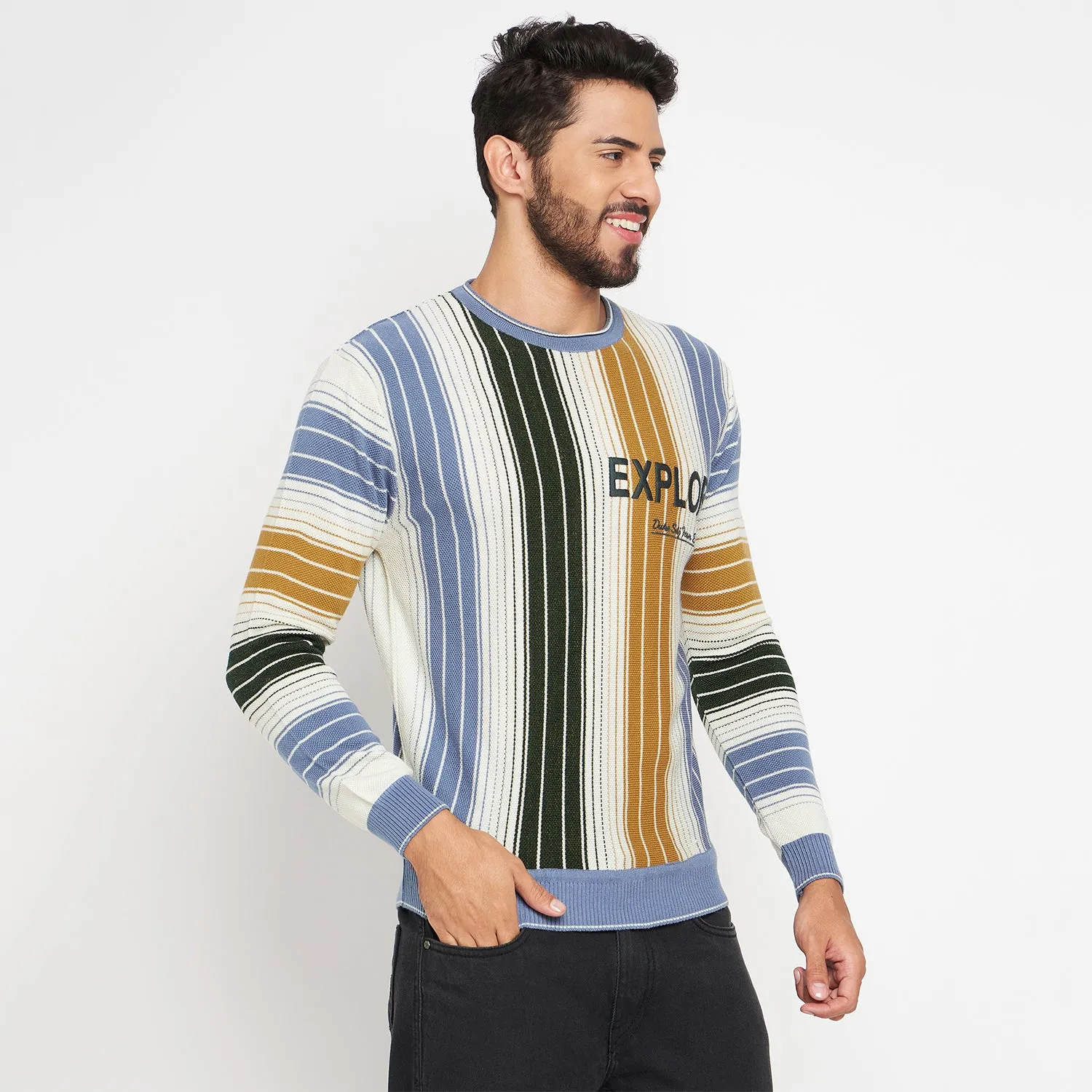 Duke Stardust Men Full Sleeve Round Neck Pullover (SDS2015)