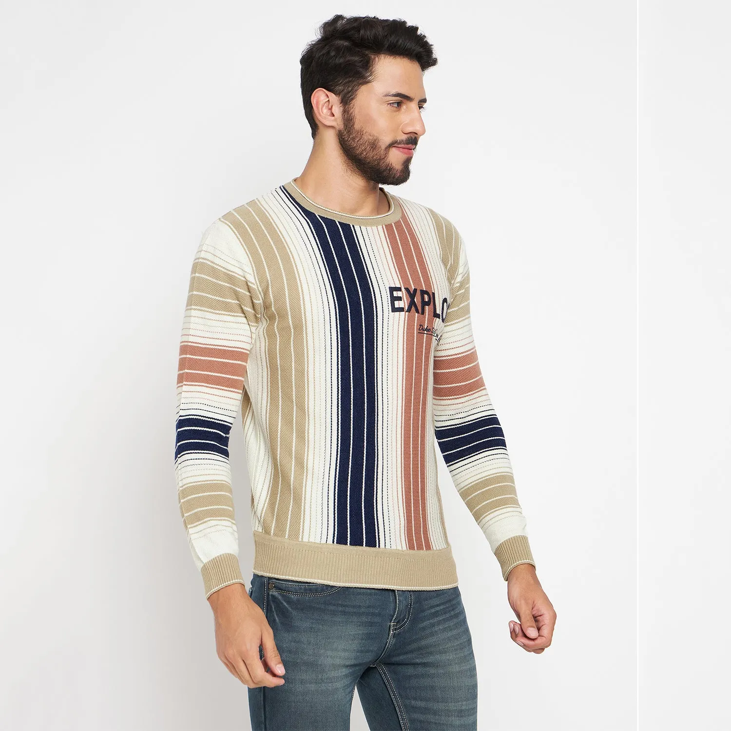 Duke Stardust Men Full Sleeve Round Neck Pullover (SDS2015)
