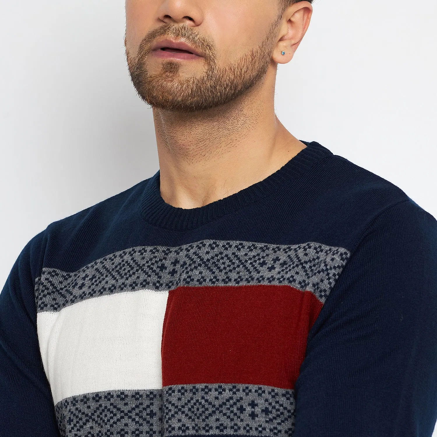 Duke Stardust Men Full Sleeve Round Neck Pullover (SDS2024)