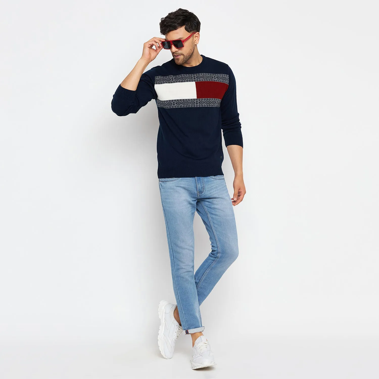 Duke Stardust Men Full Sleeve Round Neck Pullover (SDS2024)