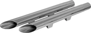 Emgo 80-75110 Slip-On Muffler - Drag - Chrome