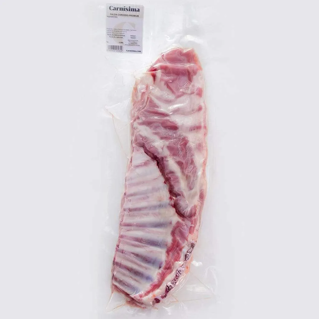 Falda o tajo bajo de cordero Premium 500 g