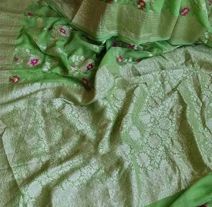 Festive Season Chiffon Georgette Silk Saree