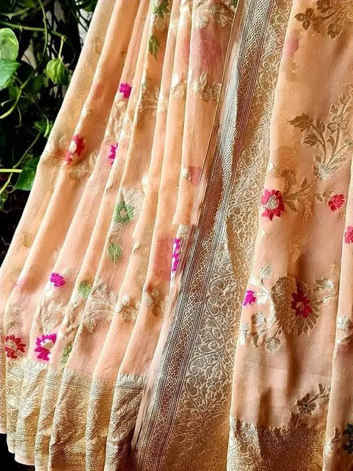 Festive Season Chiffon Georgette Silk Saree