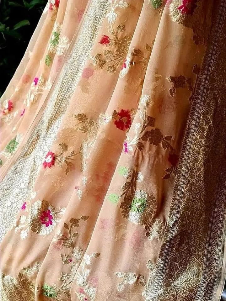 Festive Season Chiffon Georgette Silk Saree