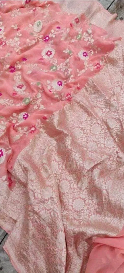 Festive Season Chiffon Georgette Silk Saree