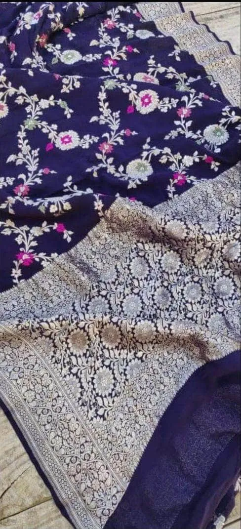 Festive Season Chiffon Georgette Silk Saree