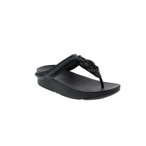 FitFlop Fino Crystal-Cord - Black
