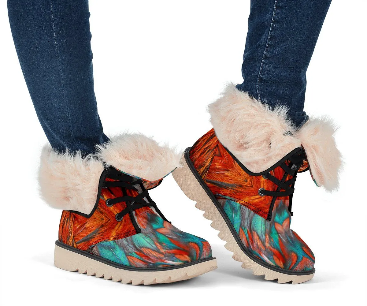 Flame Feathers Polar Boots