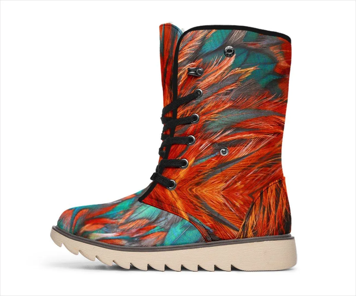 Flame Feathers Polar Boots