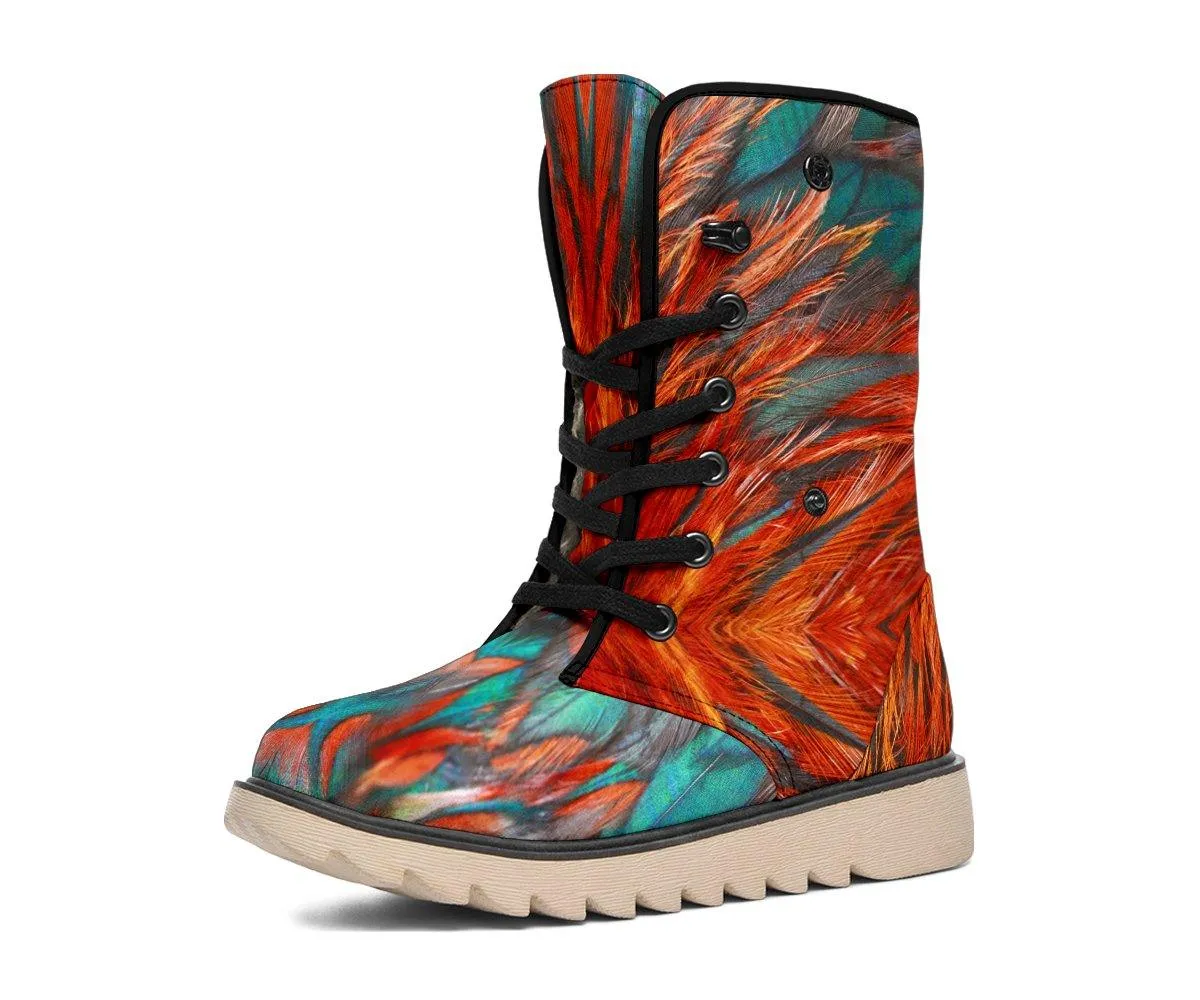 Flame Feathers Polar Boots