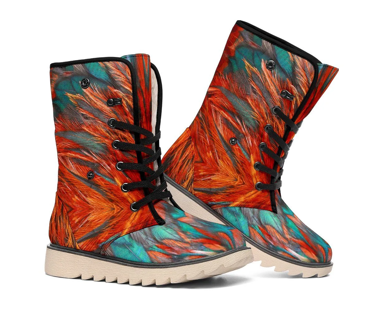 Flame Feathers Polar Boots