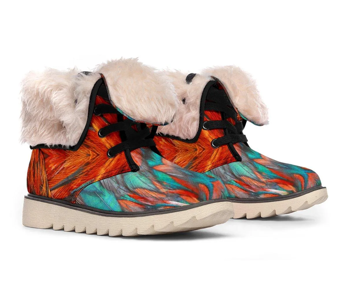 Flame Feathers Polar Boots