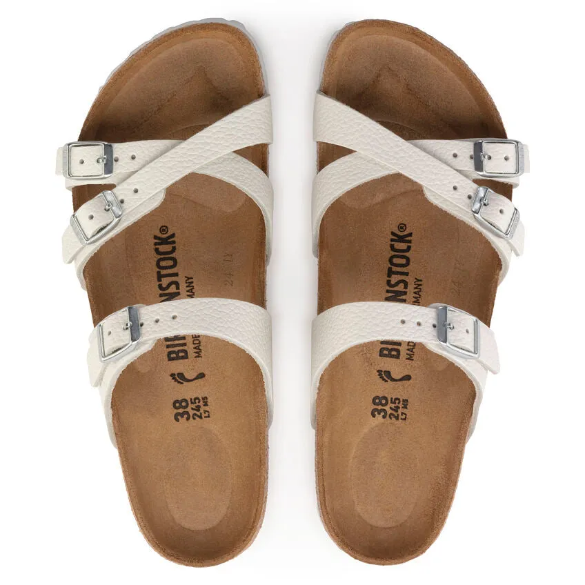Franca - White Leather||Franca - Cuir blanc