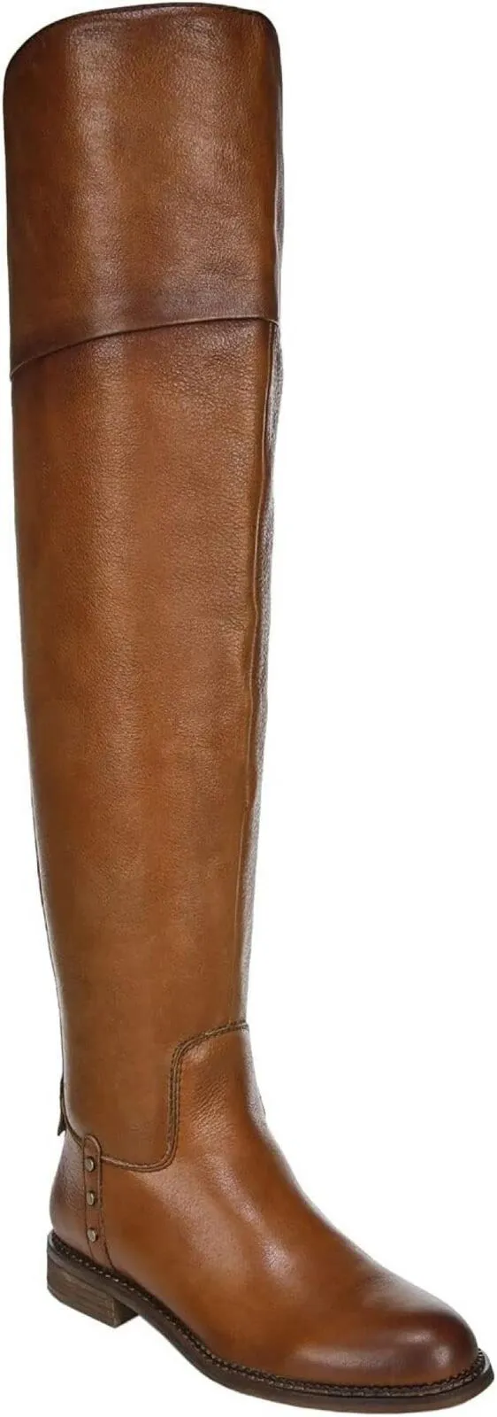 Franco Sarto Haleen Wide Calf Over-the-Knee Boots Shoes Cognac Brown 8M-WC