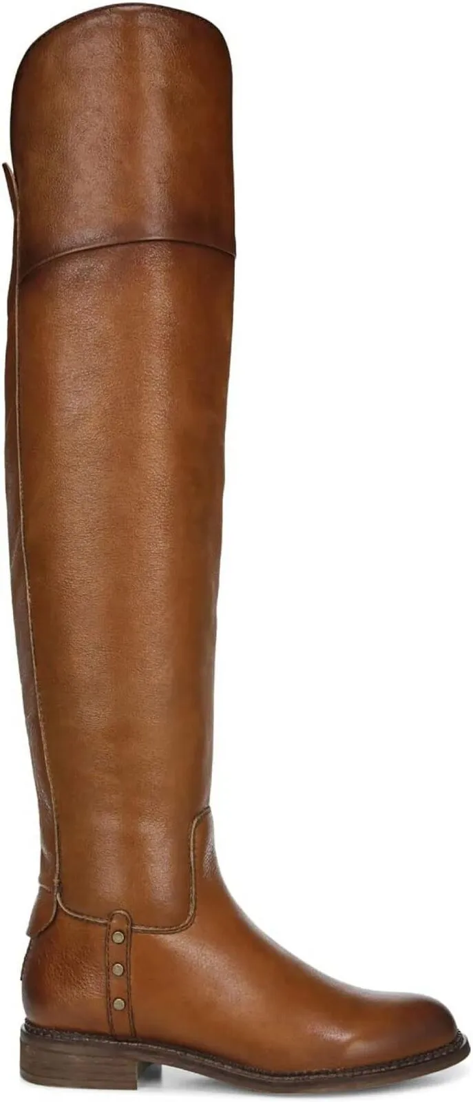 Franco Sarto Haleen Wide Calf Over-the-Knee Boots Shoes Cognac Brown 8M-WC