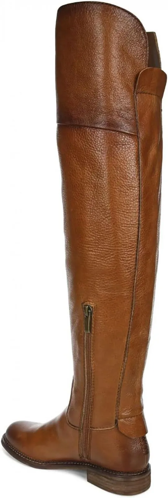 Franco Sarto Haleen Wide Calf Over-the-Knee Boots Shoes Cognac Brown 8M-WC