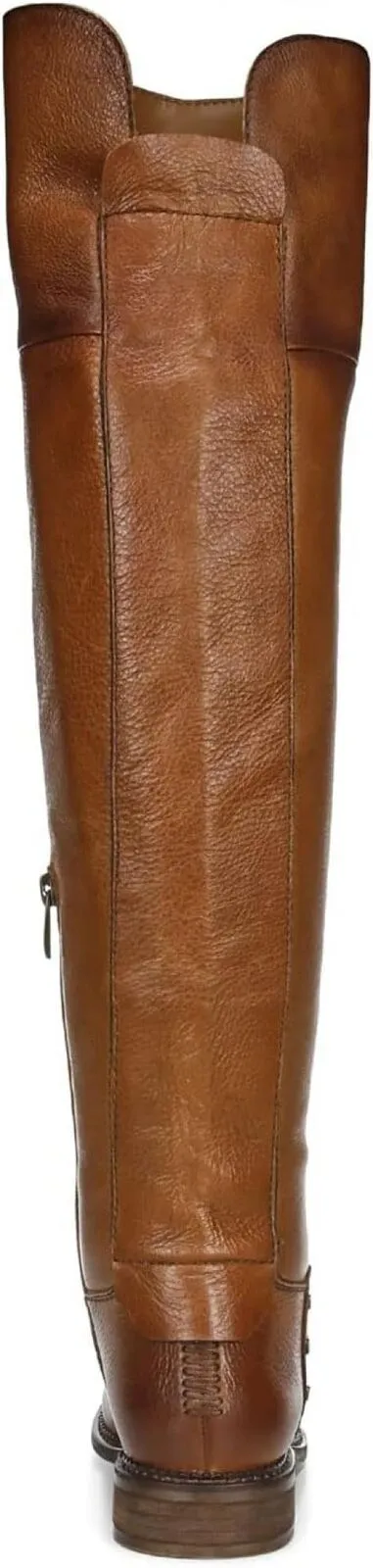 Franco Sarto Haleen Wide Calf Over-the-Knee Boots Shoes Cognac Brown 8M-WC