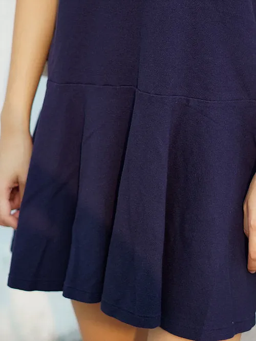 Girls Mesh Polo Dress