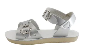 Girls Sun San Silver Sweetheart sandals