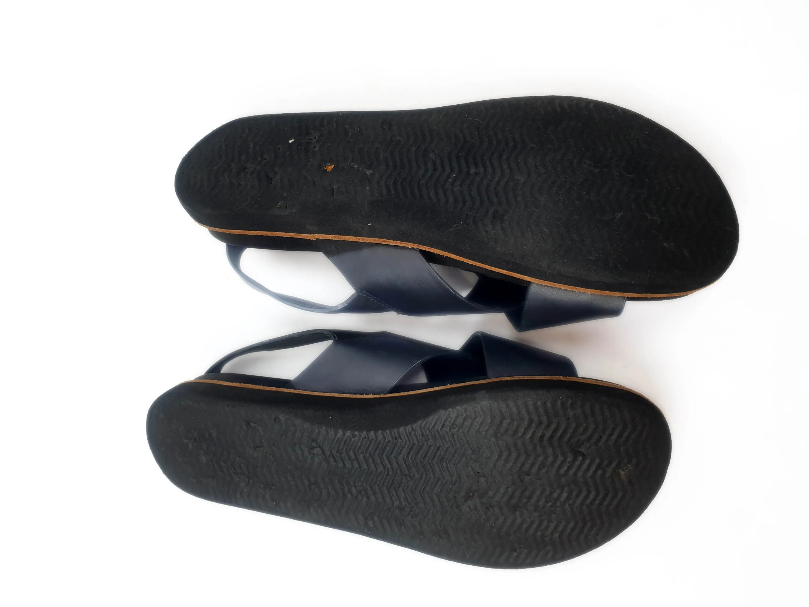Gorman black leather sandals size 39