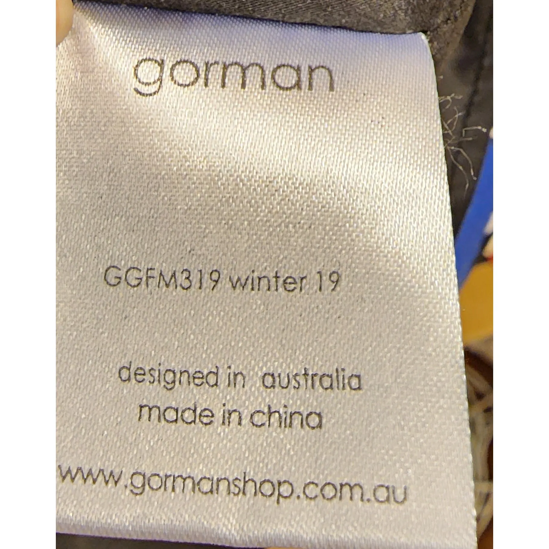 Gorman blue mini skirt with unique floral print size 8 (best fits size 6)