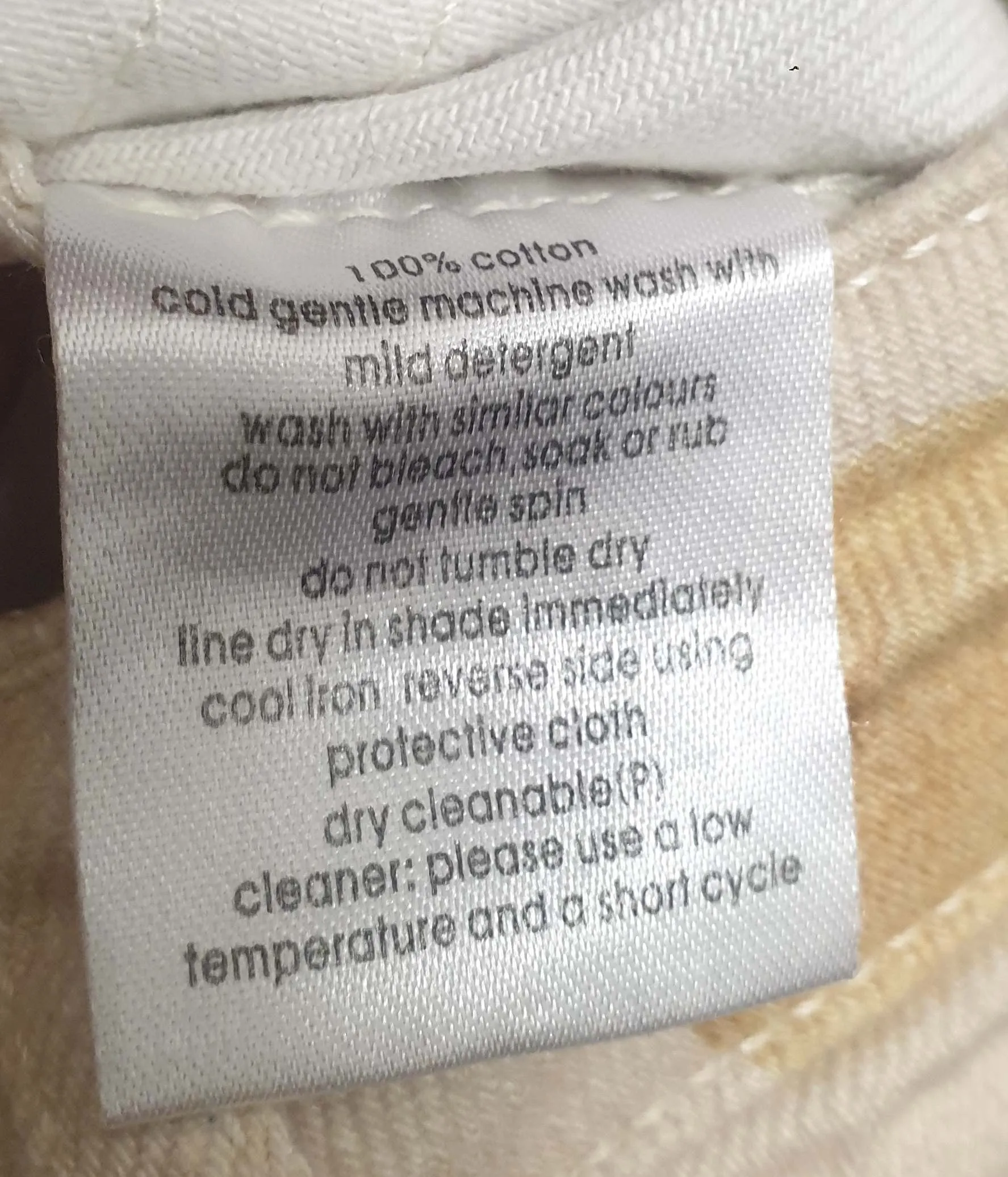 Gorman   Diana Kinter cream jeans with cute print size 8