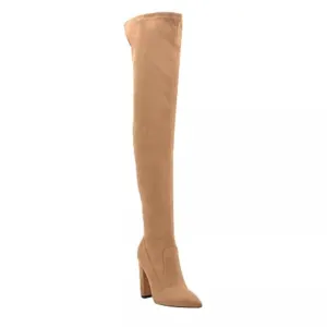GUESS Women's Abetter Block Heel Over the Knee Boots