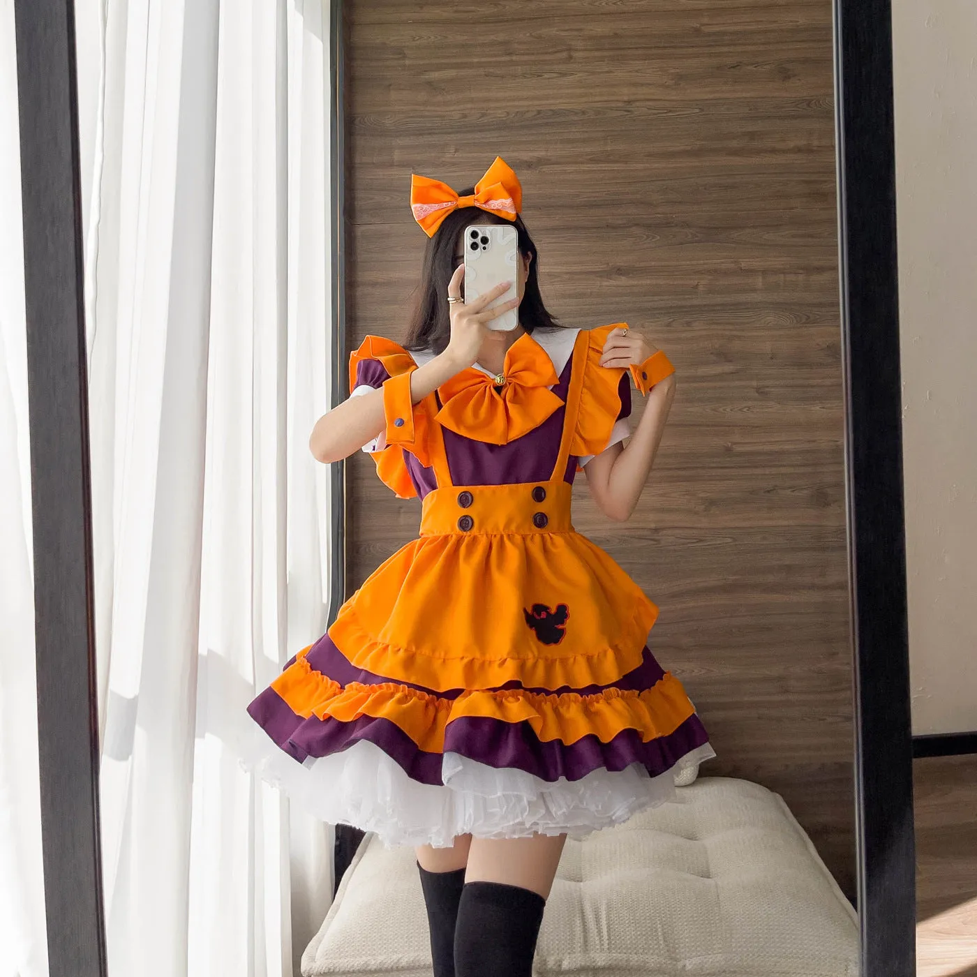Halloween Ghost Lolita Maid Dress