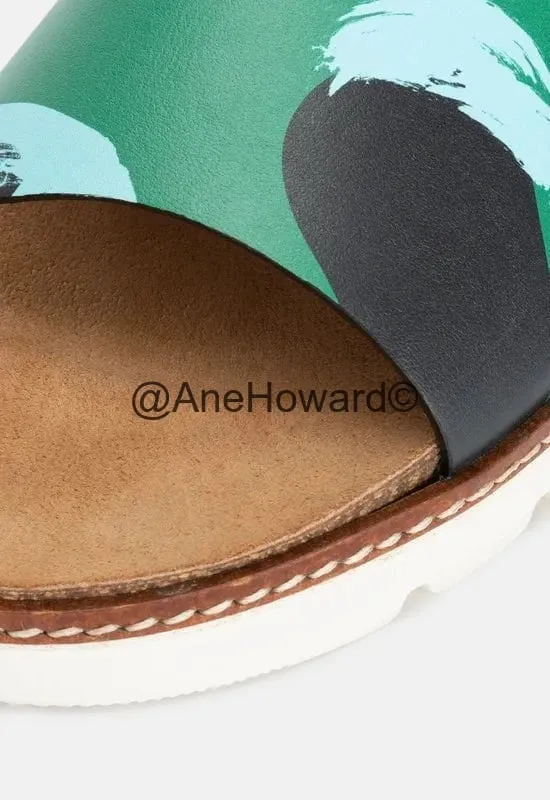 Handcrafted Sparks Women's Leather Sliders