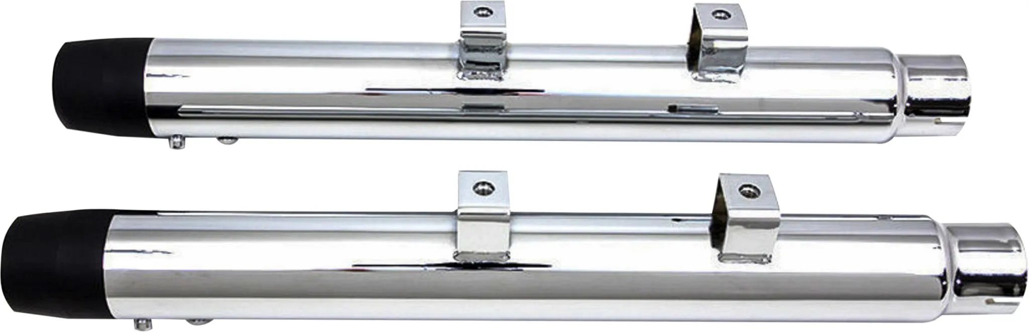 HardDrive 62016 Sportster Muffler - Chrome with Black End Cap