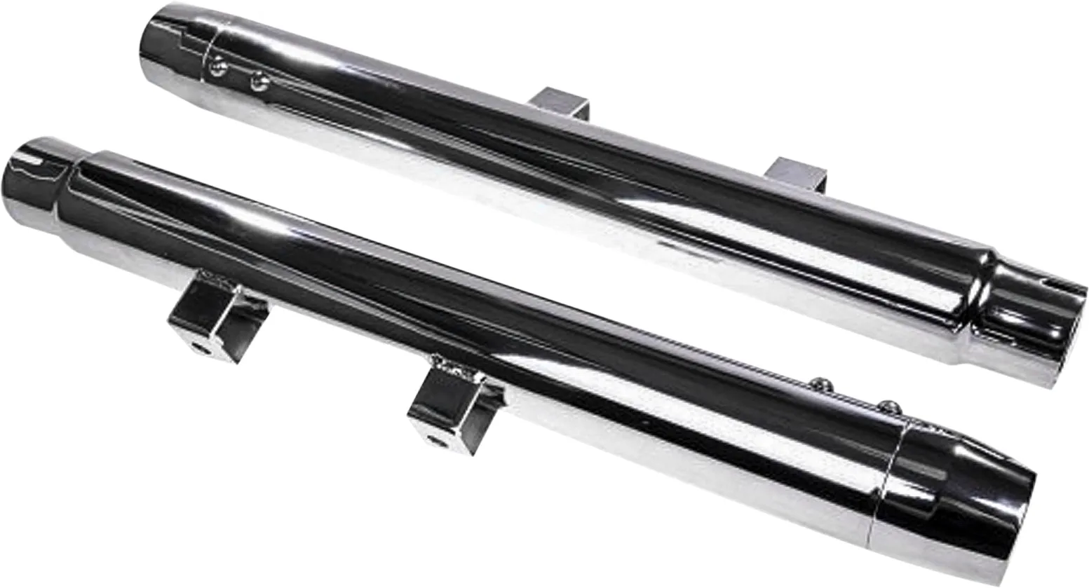 HardDrive 62018 Sportster Muffler - Chrome with Chrome End Cap