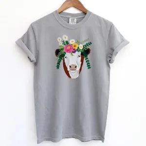 Hereford Flower ComfortWash/ComfortColor T-Shirt (S-4XL) - Multiple Colors!