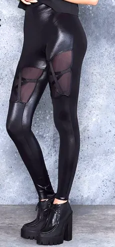 High Waist Pentagram Leggings