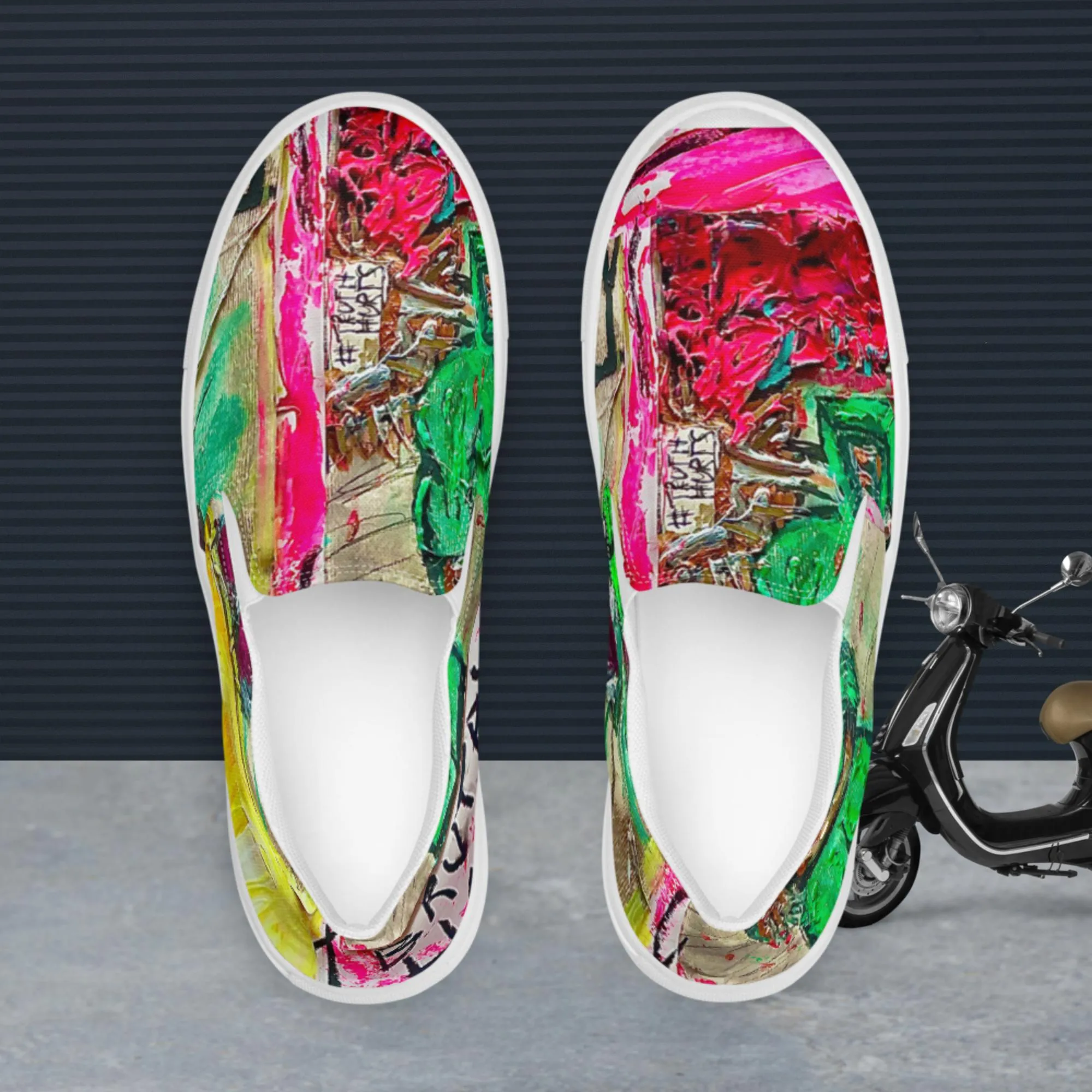 Honesty & Brutal Honesty Men's Slip-On Canvas Loafers