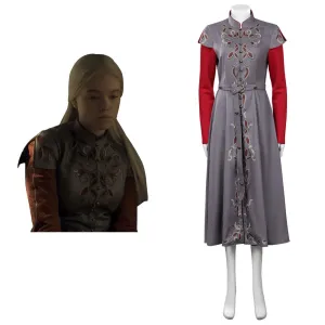 House of the Dragon Rhaenyra Targaryen Cosplay Costume Dress Outfits Halloween Carnival Suit