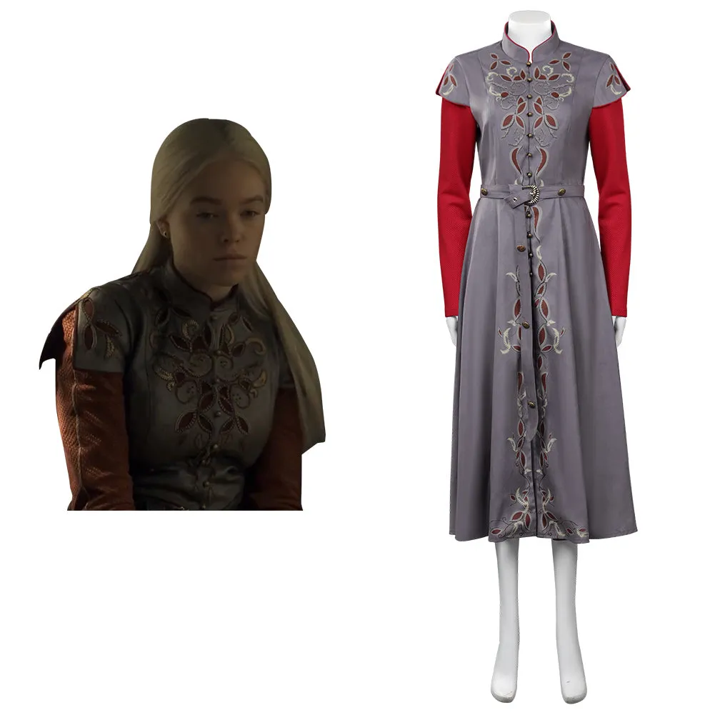 House of the Dragon Rhaenyra Targaryen Cosplay Costume Dress Outfits Halloween Carnival Suit