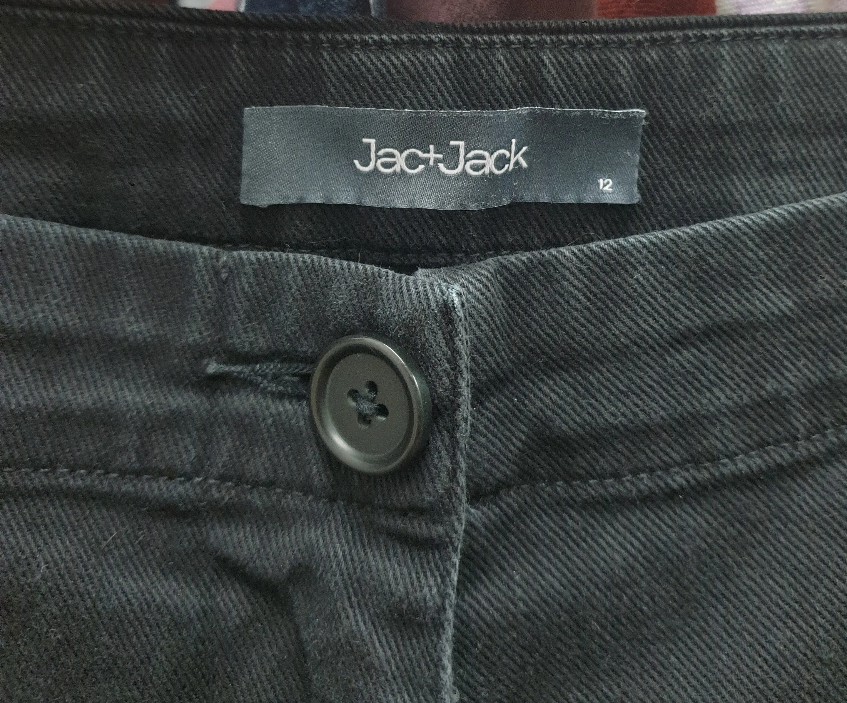 Jac   Jack black wide leg jeans size 12