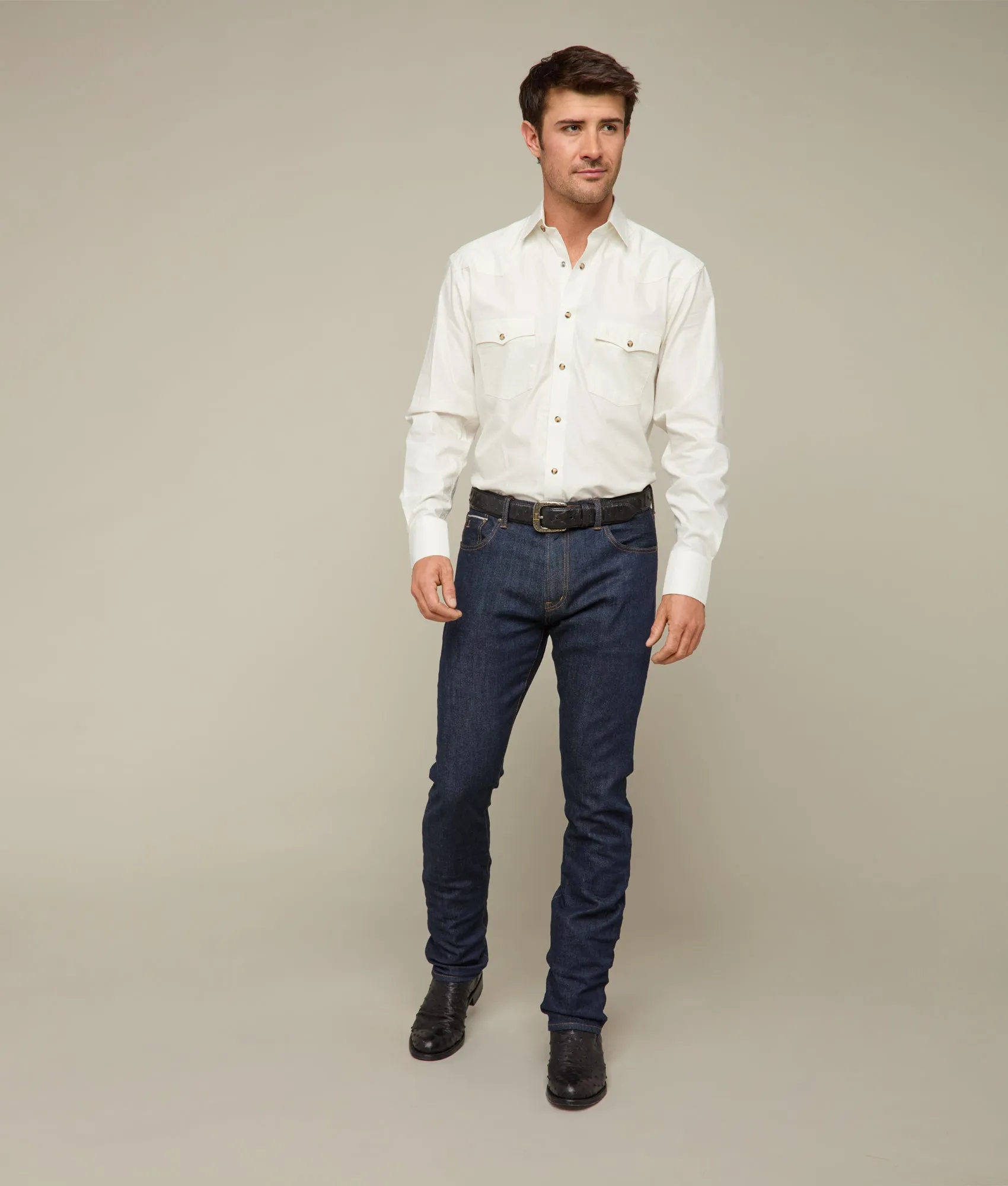 Jesse Men's Slim Straight Jean :: Cavalry Blue
