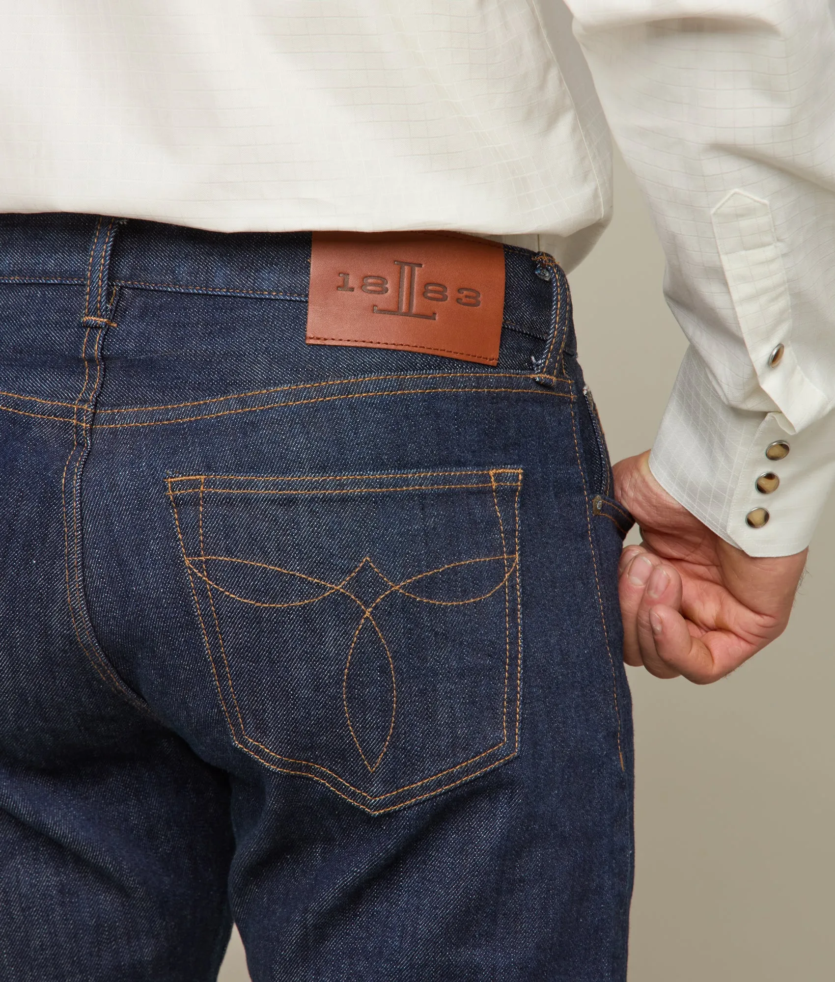Jesse Men's Slim Straight Jean :: Cavalry Blue