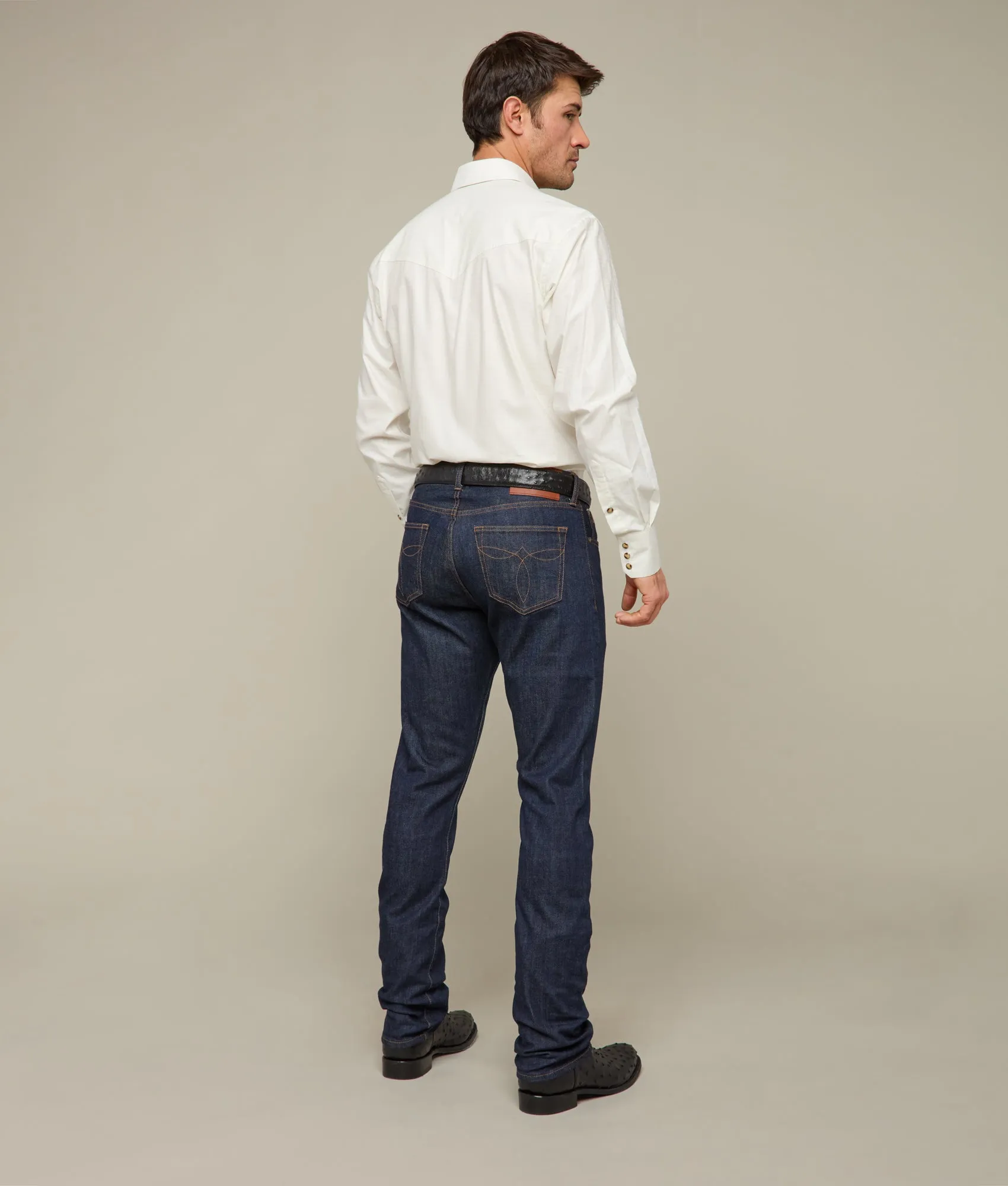 Jesse Men's Slim Straight Jean :: Cavalry Blue
